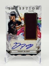2025 Topps Inception Inception Autograph Game Relics Grant McCray #IAGR-GM card