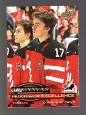 2025-26 Upper Deck UD Canvas Program of Excellence Connor McDavid #C-260 card