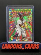 2025 Topps Chrome Logofractor Edition Power Players Ronald Acuña Jr. #PP-7 card
