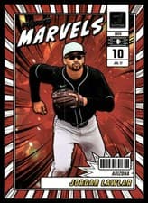 Jordan Lawlar 2025 Donruss Diamond Marvels card