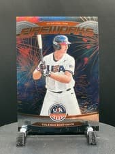 2026 Panini Stars & Stripes Prizm Fireworks Coleman Borthwick #15 card