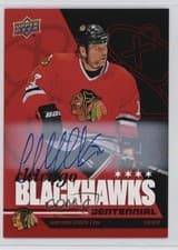 2025-26 Upper Deck Chicago Blackhawks Centennial Red Hot Autos Wendel Clark #55 card