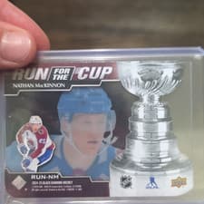 2024-25 Upper Deck Black Diamond Run for the Cup Nathan MacKinnon #RUN-NM