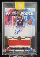 2025-26 Topps 3 Fresh Force Relic Autos Johni Broome #FFR-JBR card