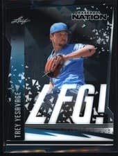 2025 Leaf Baseball Nation LFG! Trey Yesavage #LB-38 card