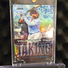 2025 Stadium Club Yours for the Taking Junior Caminero #YK-15 card