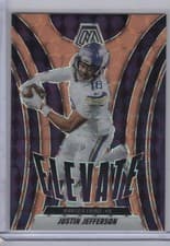Justin Jefferson 2025 Panini Mosaic Elevate card
