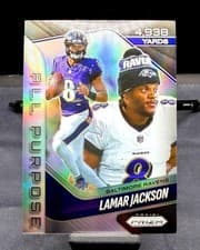 2025 Panini Prizm All Purpose Lamar Jackson #20 card