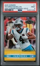 2025 Panini Honors 2002 Honors Rookies Tetairoa McMillan #1 card