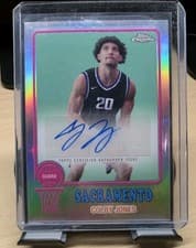 2024-25 Topps Chrome 1973 Topps Autographs Colby Jones #73TA-CJ card
