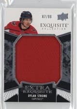 2024-25 Upper Deck Black Diamond Exquisite Collection Extra Exquisite Jersey Dylan Strome #ECE-DS card