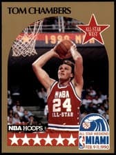 Tom Chambers 1990-91 Hoops Base Set card