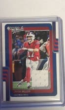 Josh Allen 2025 Panini Donruss Threads card