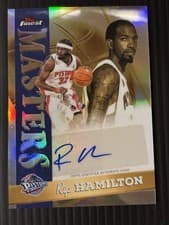 2025-26 Finest Masters Autographs Rip Hamilton #MA-RH card