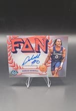 2024-25 Bowman University Chrome Fanatics Fraternity Autographs Ahmad Nowell #FFA-AN card