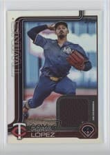 2025 Topps Real One Relics Pablo López #662 card