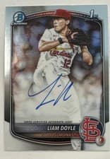 2025 Bowman Draft Chrome Prospect Autographs Liam Doyle #CPA-LD card
