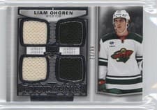 Liam Ohgren 2024-25 Upper Deck The Cup Foundations Quad Jersey card