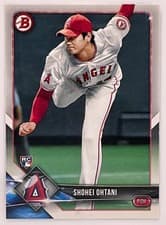 Shohei Ohtani 2018 Bowman card