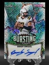2025 Leaf Vivid Bursting With Talent Autographs Brady Smigiel #TA-BS1 card