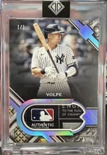 2025 Topps Transcendent Collection Transcendent Collection Patch Anthony Volpe #TCP-AV card