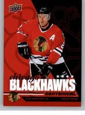 2025-26 Upper Deck Chicago Blackhawks Centennial Box Eric Weinrich #47 card