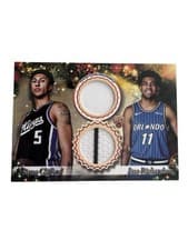 2025-26 Topps Holiday Dual Player Relics Jase Richardson / Nique Clifford #DPR-NL card