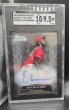 Elly De LA Cruz 2022 Bowman Sterling Prospect Autographs card