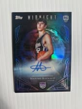 2025-26 Topps Midnight Midnight Sun Signatures Rookies Maxime Raynaud #MSR-MR card