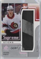 2024-25 SP Game Used Supreme Sticks Shane Pinto #SP-SP card
