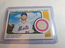 Pete Alonso 2022 Topps Heritage card
