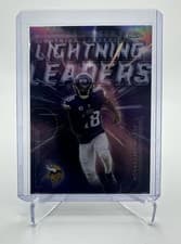2025 Topps Chrome Lightning Leaders Justin Jefferson #LL-12 card