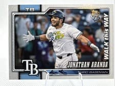 2026 Topps Walk This Way Jonathan Aranda #326 card