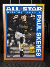 2025 Topps 1990 Topps All-Star Baseball Paul Skenes #90AS-17 card
