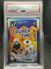 2025 Donruss Crunch Time Ashton Jeanty #CRU-AJY card