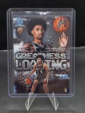2025-26 Bowman Greatness Loading Dylan Harper #GL-2 card