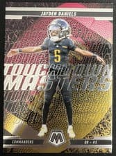 Jayden Daniels 2025 Panini Mosaic Touchdown Masters card