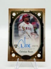 2026 Topps Tier One Clearly Perfect Autographs Christian Moore #CPA-CM card