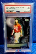 2026 Topps Chrome Black Nocturnal Sal Stewart #NOC-11 card