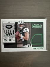 2018 Panini Contenders Rookie Ticket Swatches Sam Darnold #RTS-3