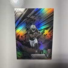 2025 Finest Smashing Through Ashton Jeanty #ST-8 card