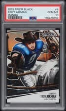 2025 Panini Prizm Black Manga Troy Aikman #8 card