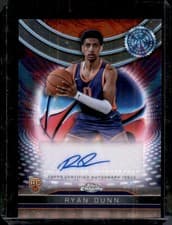 2024-25 Topps Chrome Topps Certified Autograph Issue Rookies Ryan Dunn #TCRA-RDU card