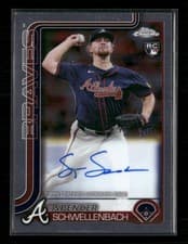 2025 Topps Chrome Rookie Autographs Spencer Schwellenbach #RA-SS card