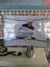 2024-25 Upper Deck Artifacts Autograph Facts Dylan Holloway #AF-DH card
