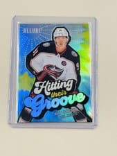 2025-26 Upper Deck Allure Hitting Their Groove Kent Johnson #HTG-10 card