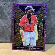 Ronald Acuna Jr. 2025 Topps Update Black Gold card