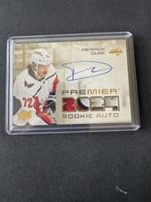 2024-25 Upper Deck Premier Premier Rookie Auto Jersey Pierrick Dube #PRA-PD card