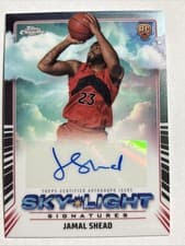 Jamal Shead 2024-25 Topps Chrome Sky-Light Signatures card