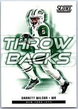 2025 Score Throwbacks Garrett Wilson #21 card